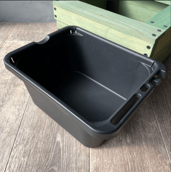 メダカ飼育セット 《木枠・水槽4L・低床セット 》杉材 アンティークグリーン【ビス仕上げ】 - 丹波とめだか「とと」